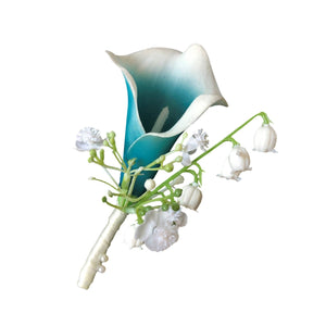 Groom Boutonniere for Wedding Prom Party Flower Corsage - VANRINA