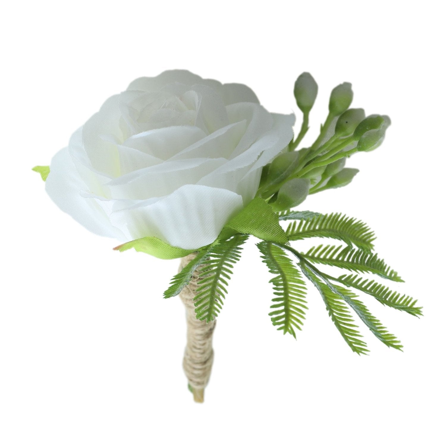 Grooms Boutonnieres Rustic Wedding Flowers - VANRINA