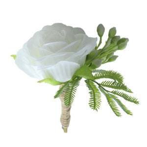 Grooms Boutonnieres Rustic Wedding Flowers - VANRINA
