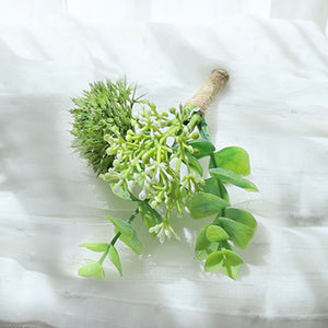 Grooms Boutonnieres Rustic Wedding Flowers - VANRINA