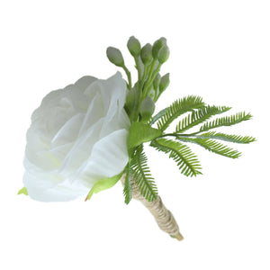 Grooms Boutonnieres Rustic Wedding Flowers - VANRINA