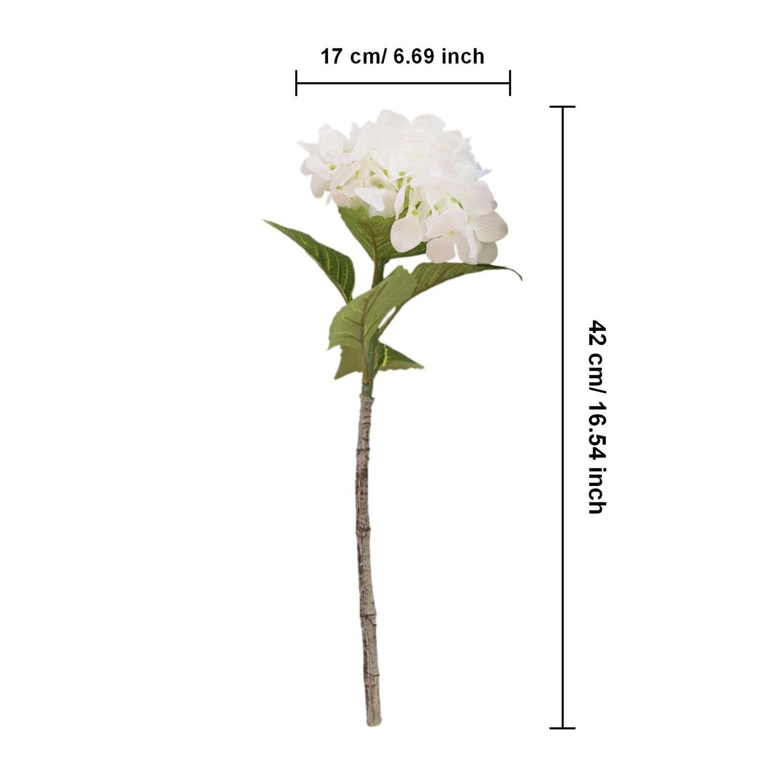 Hydrangea Blooms White Flower for Arrangement - VANRINA