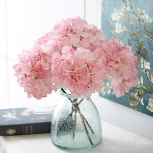 Large Head Hydrangea Simulation Fake Flowers for Home Party Wedding Decoration - VANRINA