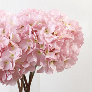 Large Head Hydrangea Simulation Fake Flowers for Home Party Wedding Decoration - VANRINA