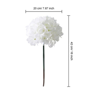 Large Head Hydrangea Simulation Fake Flowers for Home Party Wedding Decoration - VANRINA