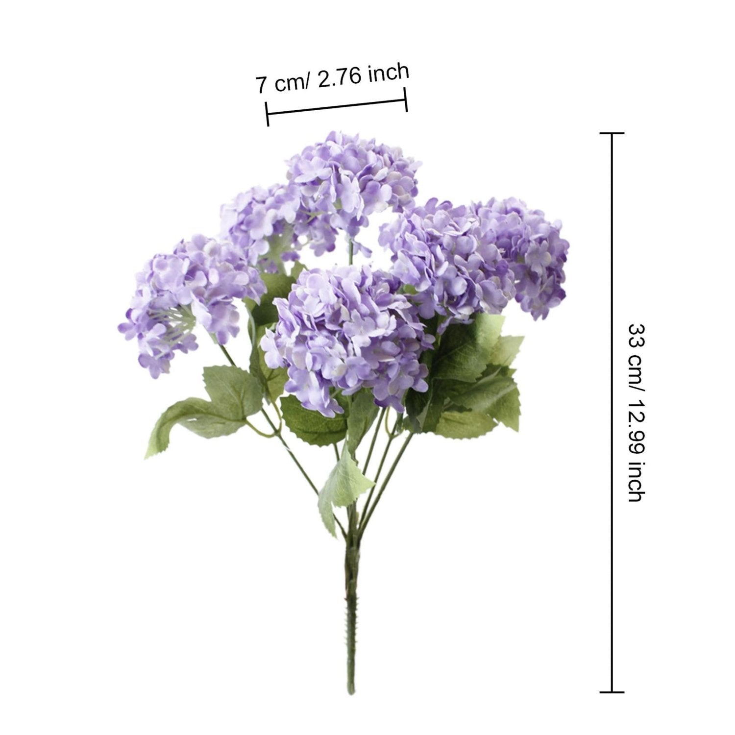 Lilac Hydrangea Small Flower Bunch - VANRINA