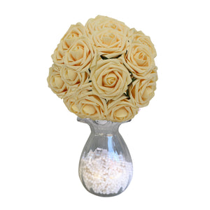 pastel yellow flower ball