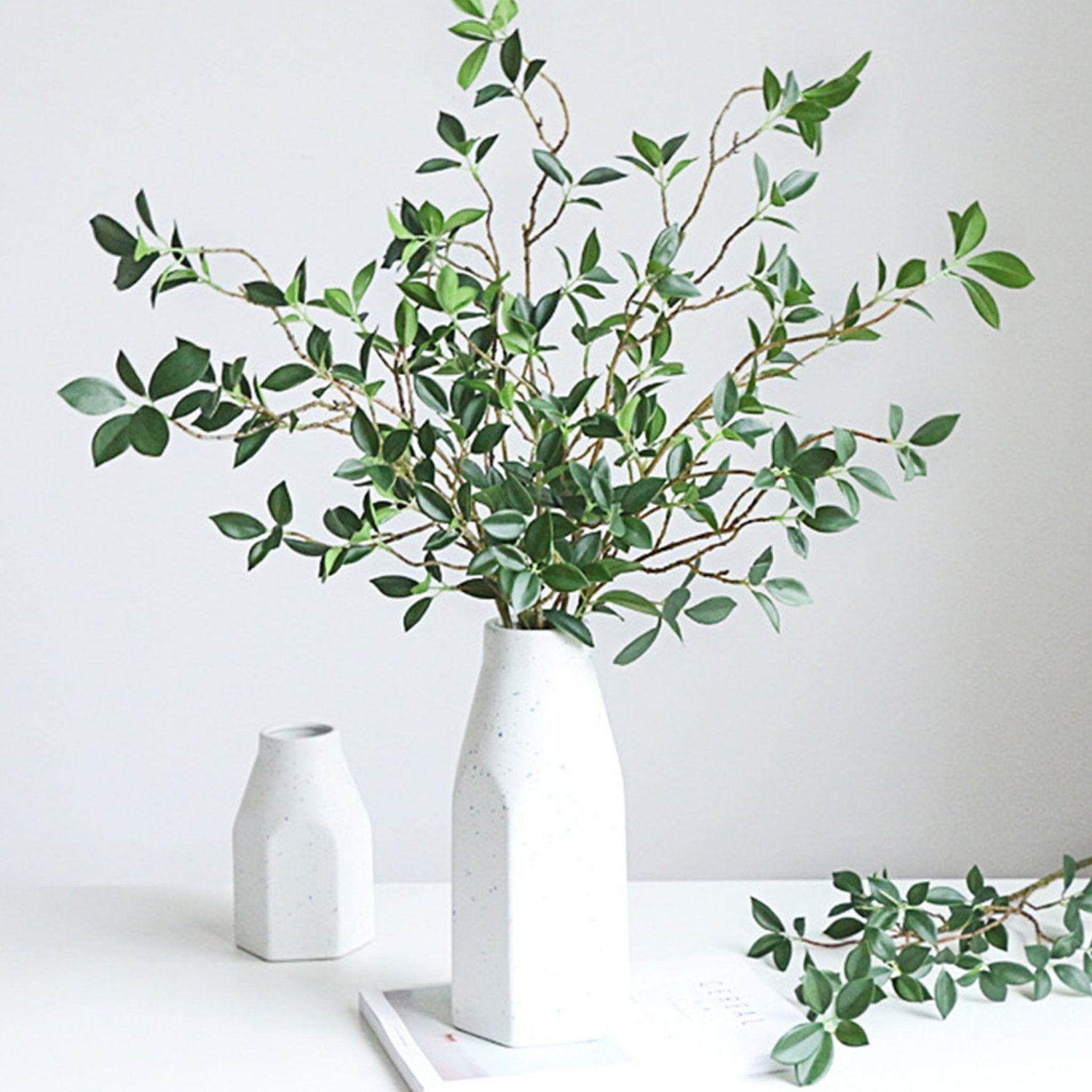 Real Touch Artificial Greenery Branch 28 inch - VANRINA