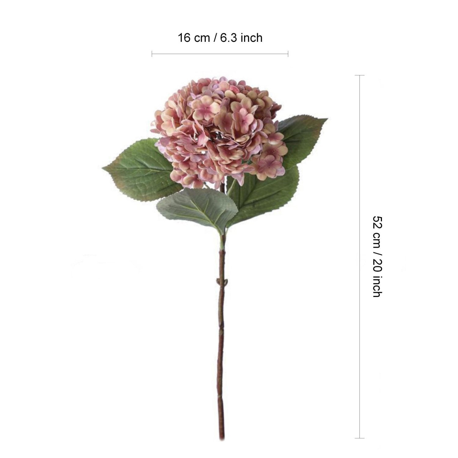 Realistic Hydrangea Flowers for Fall Wedding Decor - VANRINA