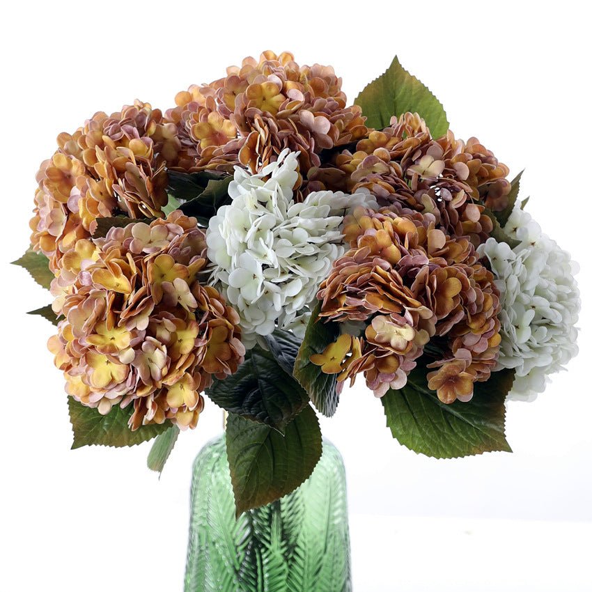 Realistic Hydrangea Flowers for Fall Wedding Decor - VANRINA