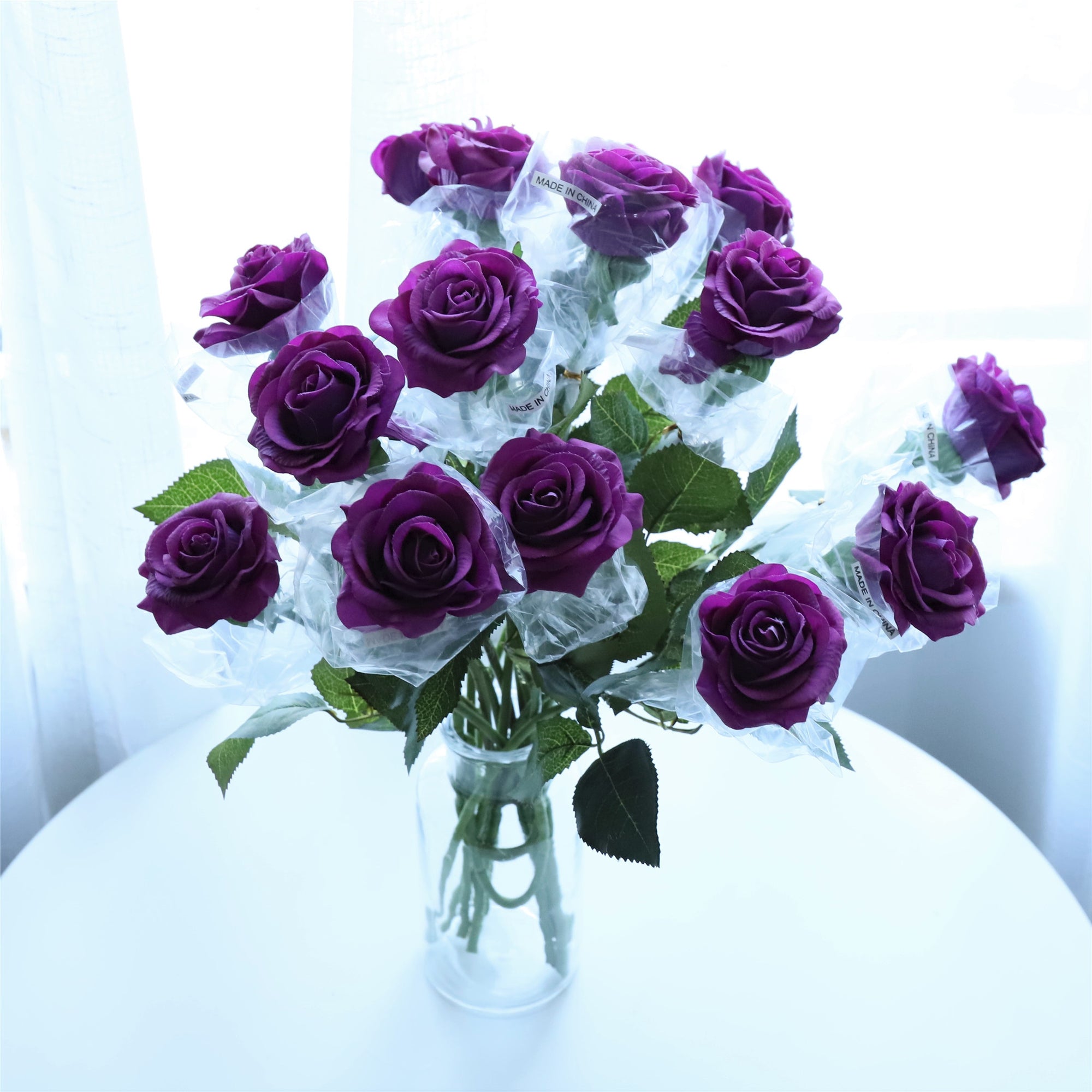 Whosale Real Touch Rose Flowers for Wedding Arrangement