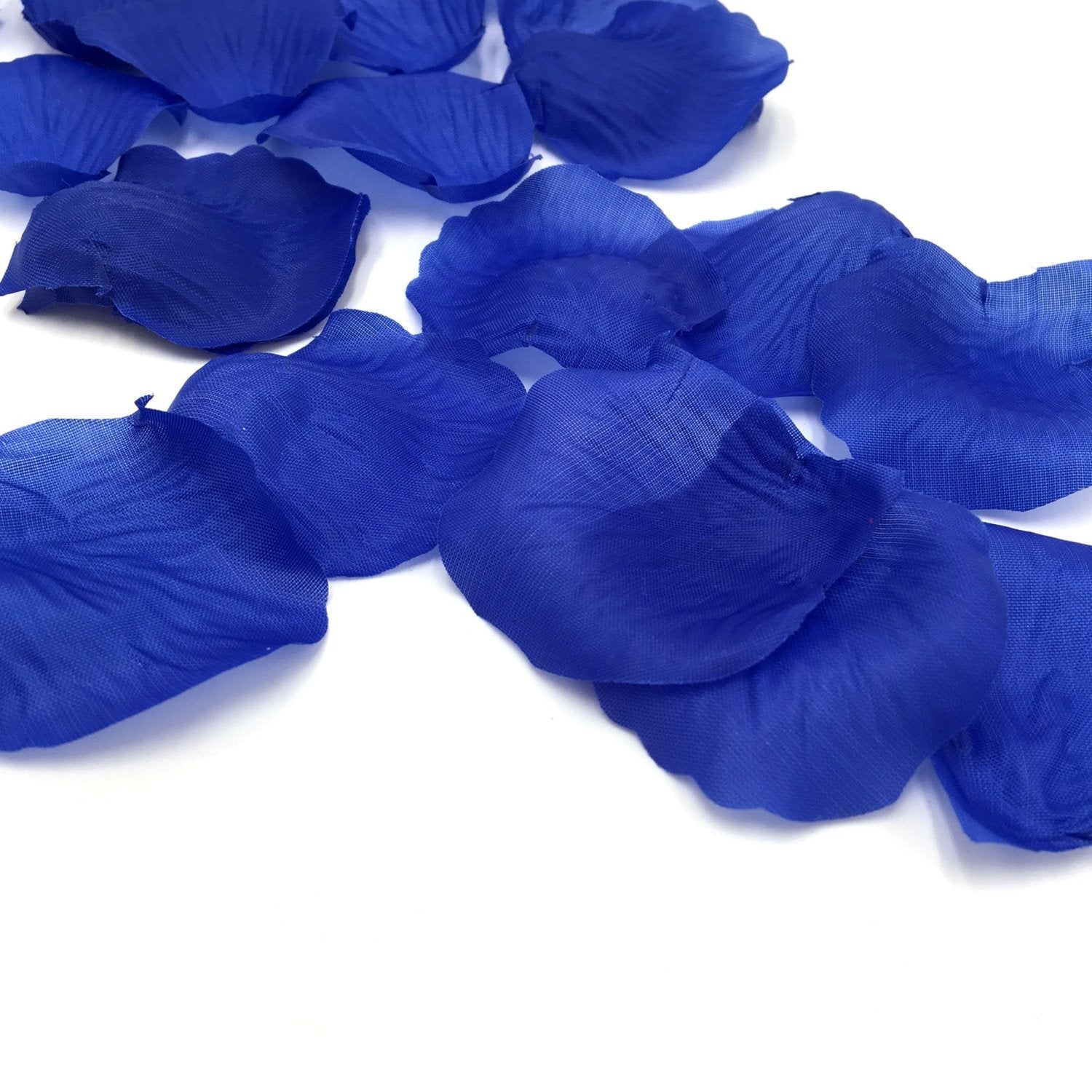 Royal Blue Silk Flower Petals Bulk Aisle Runner Confetti 1000pcs - VANRINA