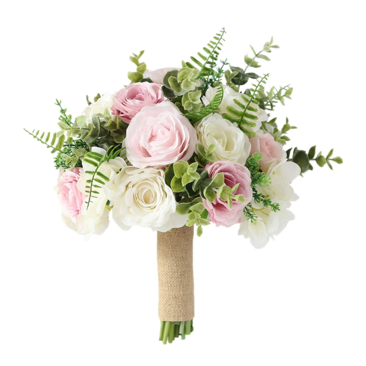 Rustic Boho Bouquet Dusty Pink Bridal Bouquet - VANRINA