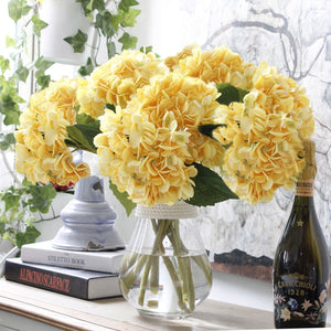 Silk Hydrangea Realist Artificial Hydrange Flowers - VANRINA