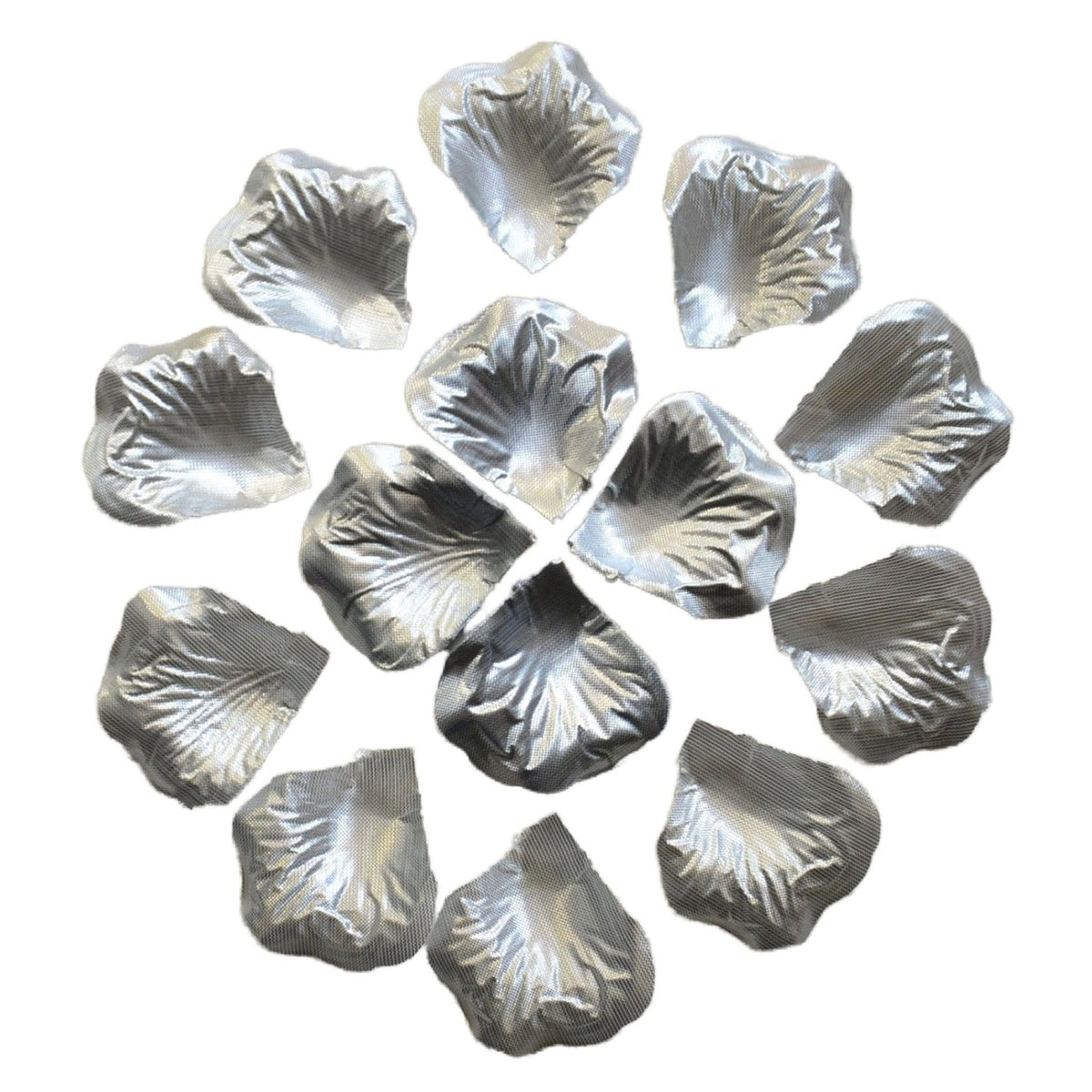Silver Flower Petals Silk Rose Petals for Birthday Prom Party - VANRINA