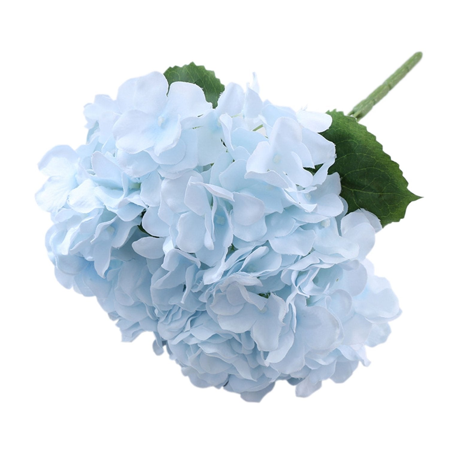 Small Artificial Hydrangea Bunch Blue White Pink Yellow - VANRINA