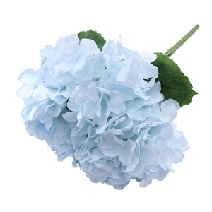 Small Artificial Hydrangea Bunch Blue White Pink Yellow - VANRINA