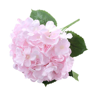 Small Artificial Hydrangea Bunch Blue White Pink Yellow - VANRINA