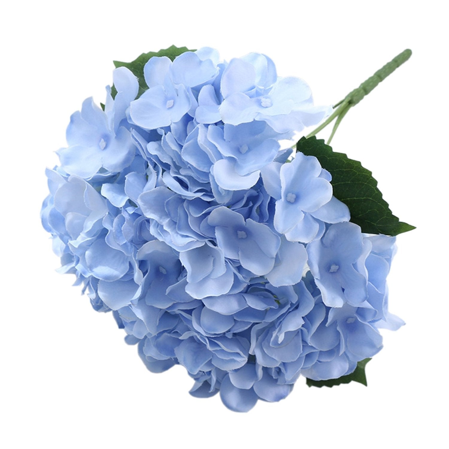 Small Artificial Hydrangea Bunch Blue White Pink Yellow - VANRINA