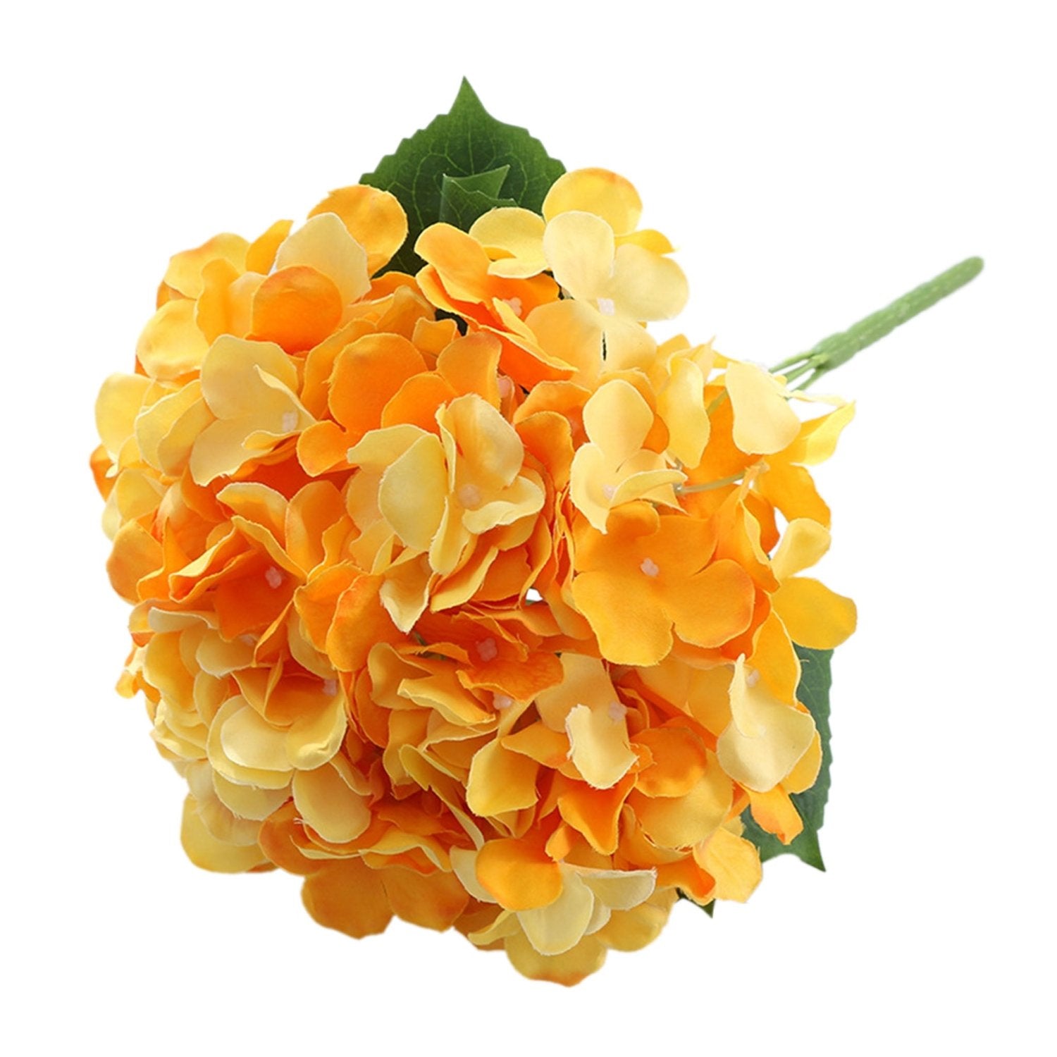 Small Artificial Hydrangea Bunch Blue White Pink Yellow - VANRINA