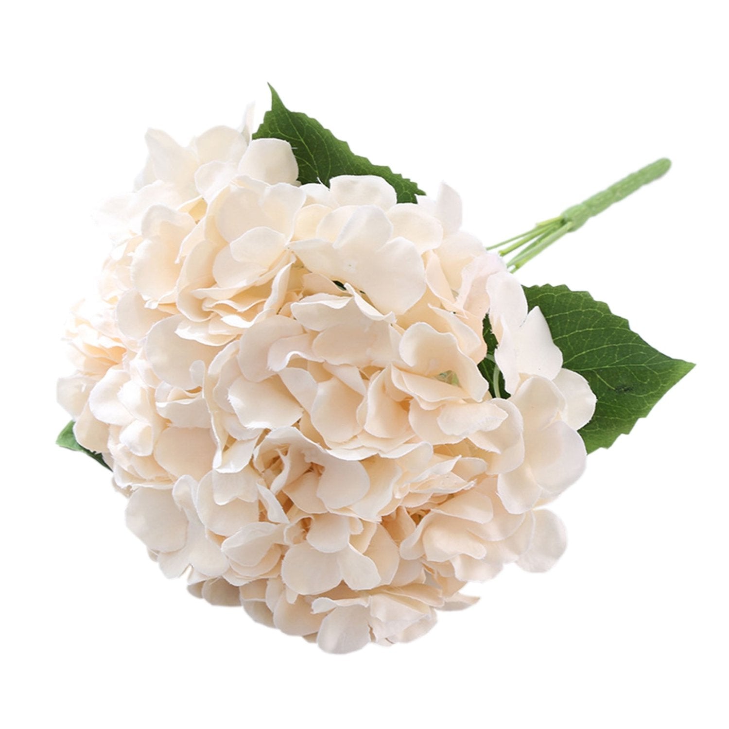Small Artificial Hydrangea Bunch Blue White Pink Yellow - VANRINA