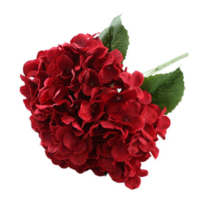 Small Artificial Hydrangea Bunch Blue White Pink Yellow - VANRINA