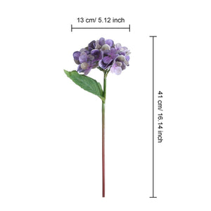 Small Blooms Fake Hydrangea Stem - VANRINA