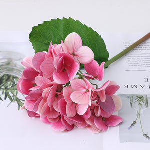 Small Blooms Fake Hydrangea Stem - VANRINA