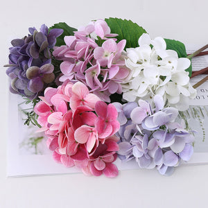 Small Blooms Fake Hydrangea Stem - VANRINA