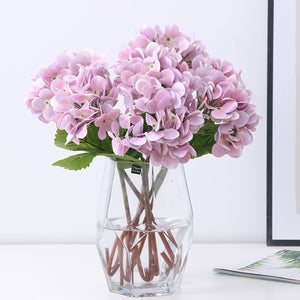 Small Blooms Fake Hydrangea Stem - VANRINA