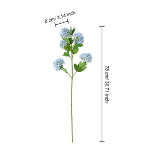 Tall Stem Artificial Silk Hydrangea Spray Flowers - VANRINA