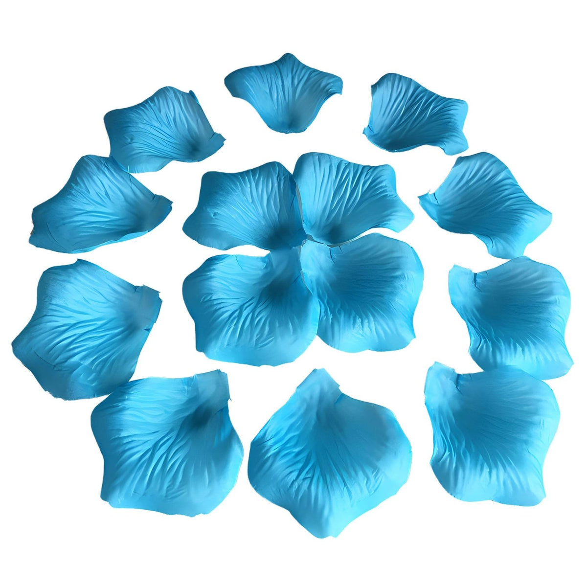 Turquoise Blue Petals Silk Rose Flowers Petals 1000pcs - VANRINA