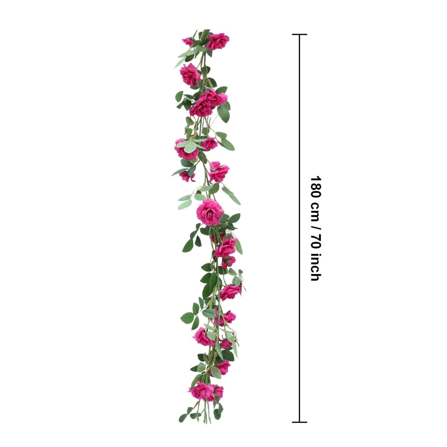 Wedding Arch Flower Vines Artificial Rose Garlands Outdoor Decor - VANRINA