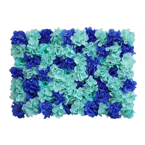 Wedding Backdrops Royal Pool Blue Floral Photography Background Flower Panel - VANRINA