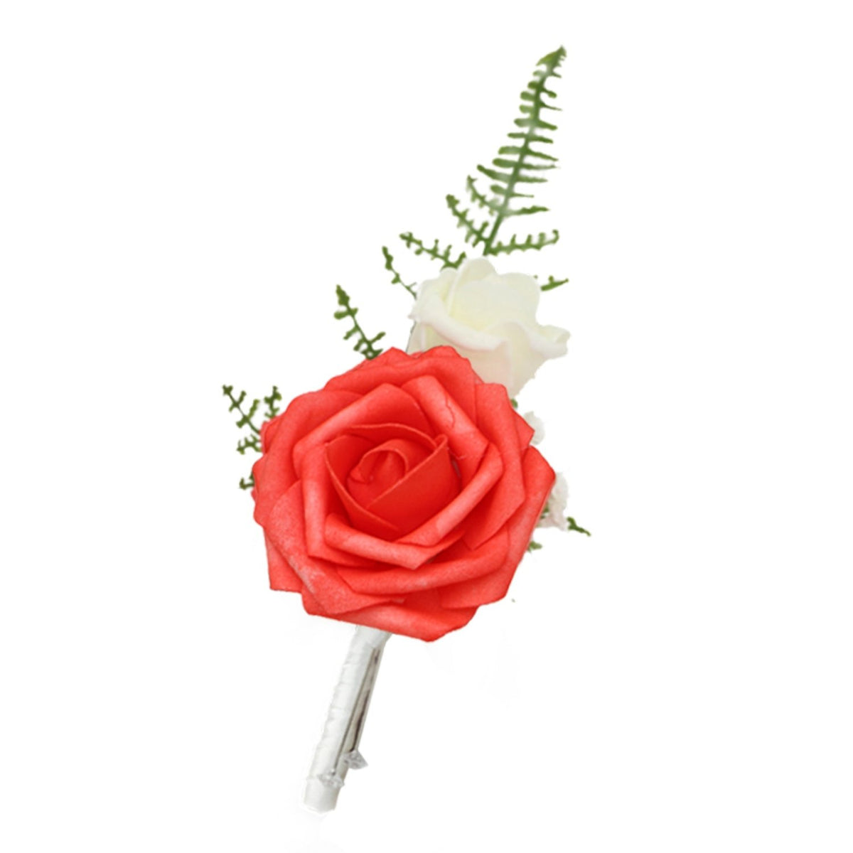 wedding corsages Coral Reef Boutonnieres Artificial Flower - VANRINA