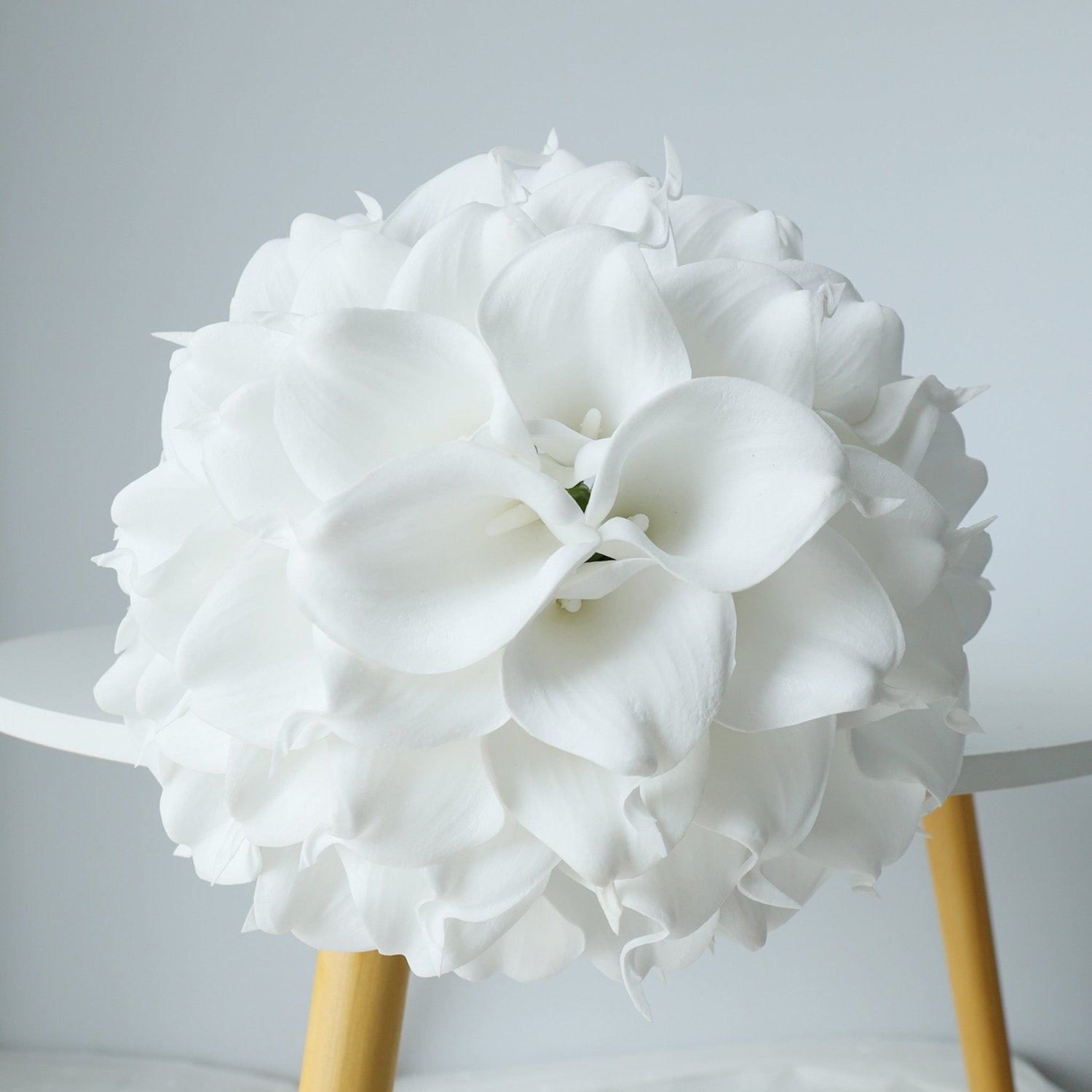 White Calla Lily Bouquets Boutonnieres Corsages - VANRINA