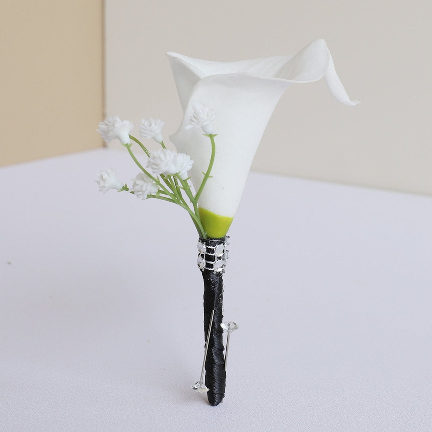 White Calla Lily Bouquets Boutonnieres Corsages - VANRINA