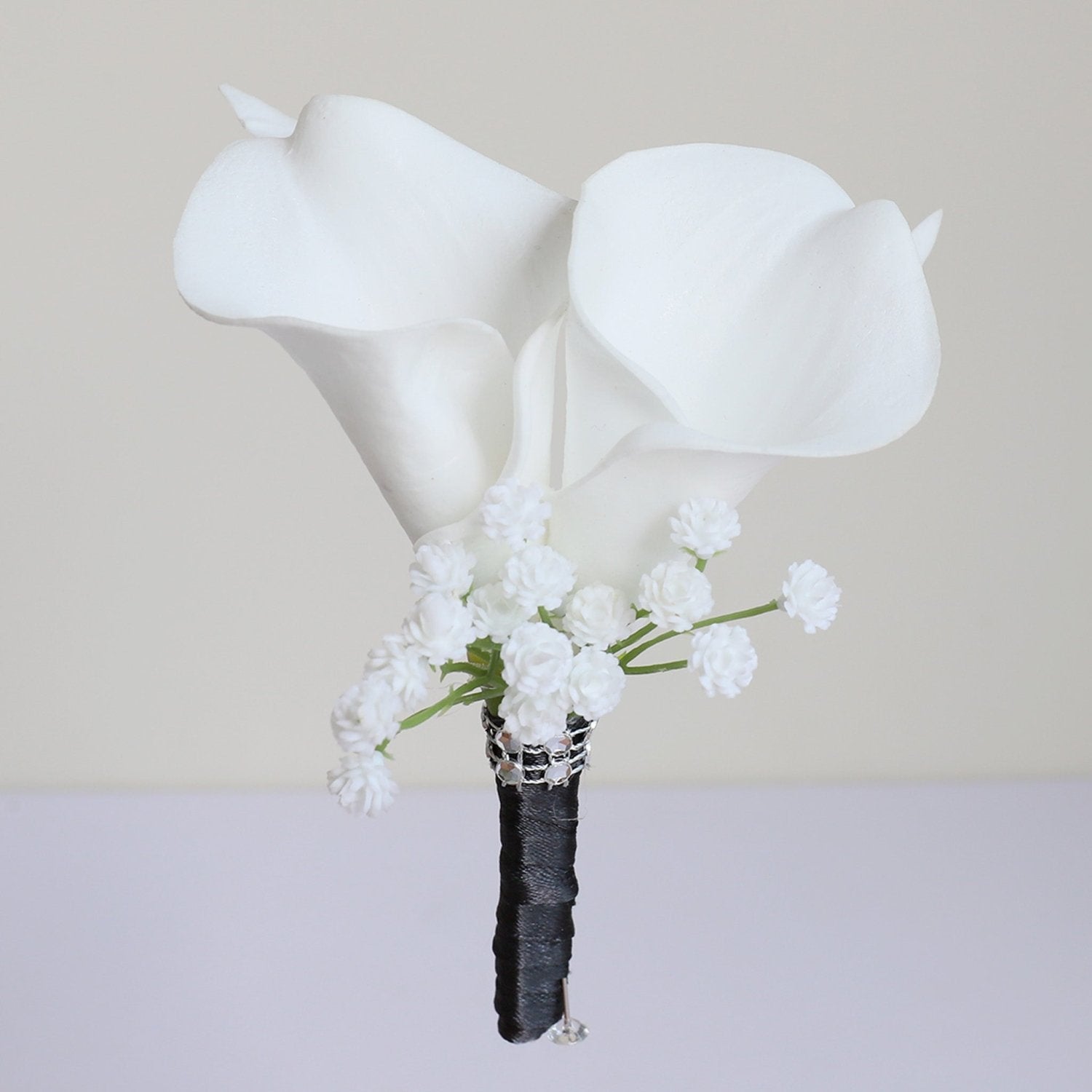 White Calla Lily Bouquets Boutonnieres Corsages - VANRINA