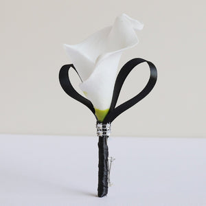 White Calla Lily Bouquets Boutonnieres Corsages - VANRINA