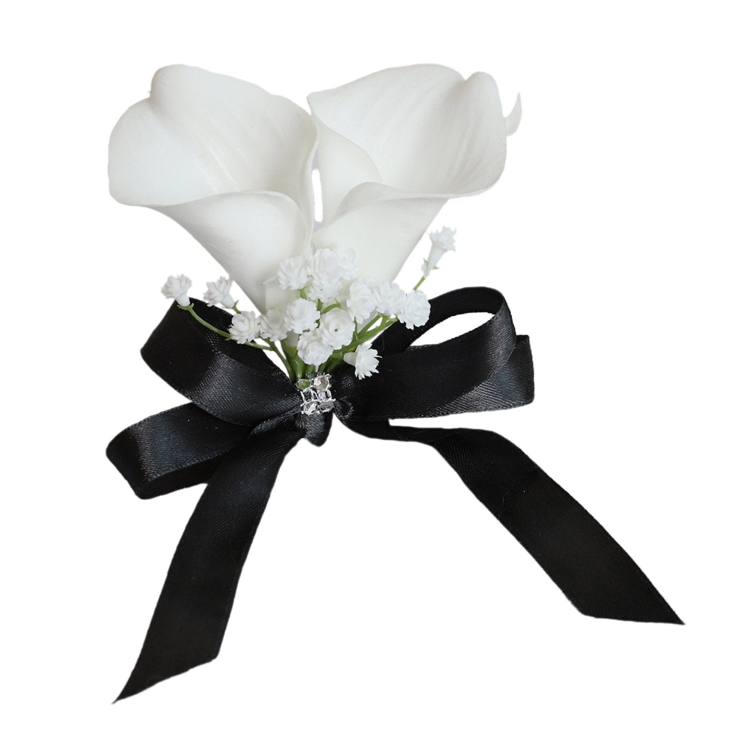 White Calla Lily Bouquets Boutonnieres Corsages - VANRINA