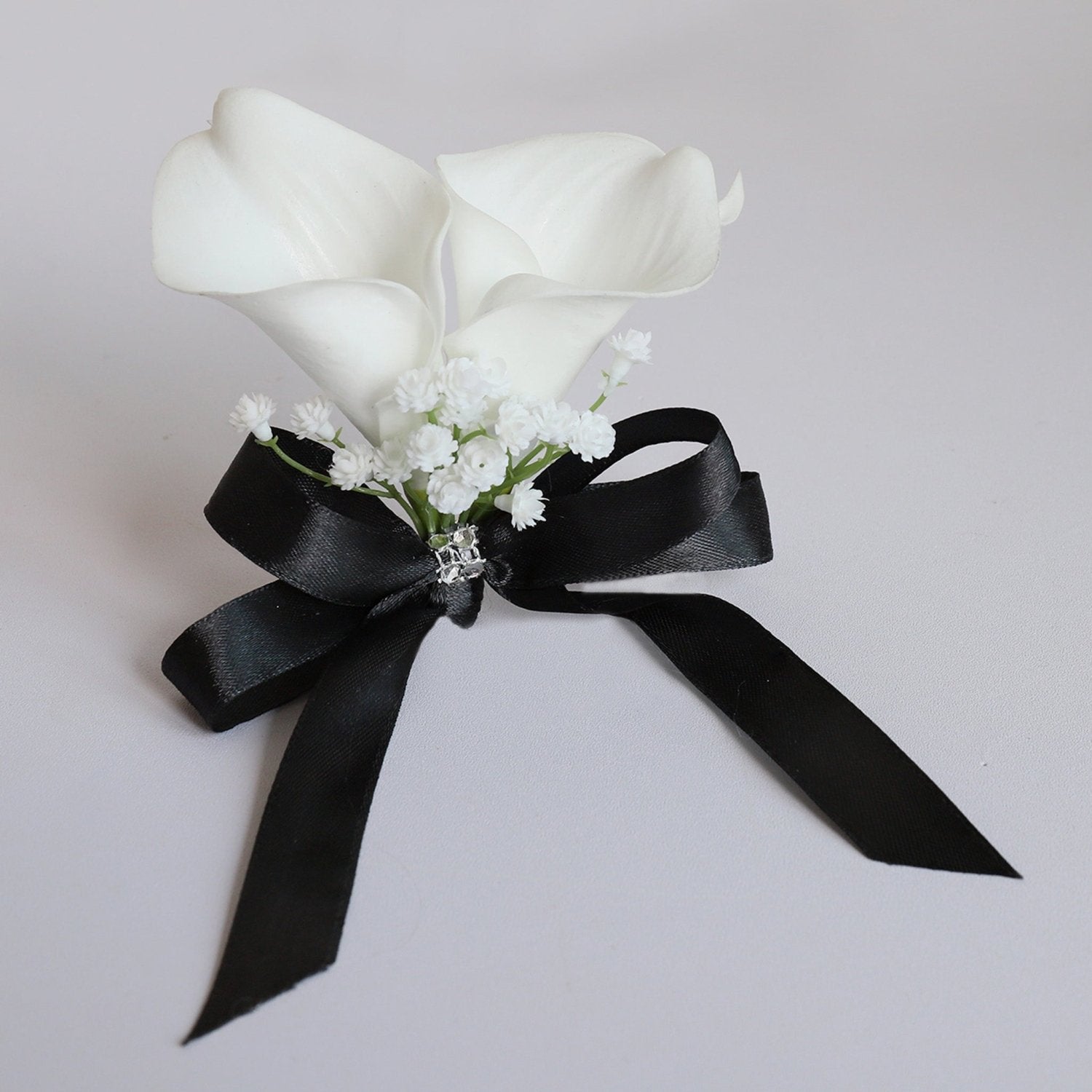 White Calla Lily Bouquets Boutonnieres Corsages - VANRINA