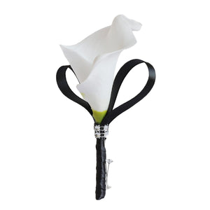 White Calla Lily Bouquets Boutonnieres Corsages - VANRINA