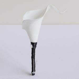 White Calla Lily Bouquets Boutonnieres Corsages - VANRINA