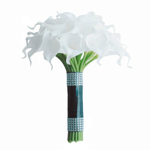 White Calla Lily Bouquets Boutonnieres Corsages - VANRINA