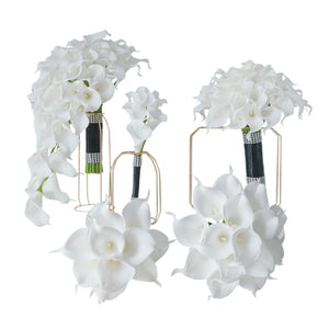 White Calla Lily Bouquets Boutonnieres Corsages - VANRINA