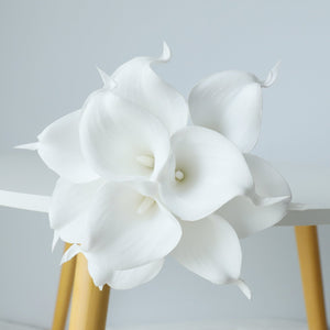 White Calla Lily Bouquets Boutonnieres Corsages - VANRINA