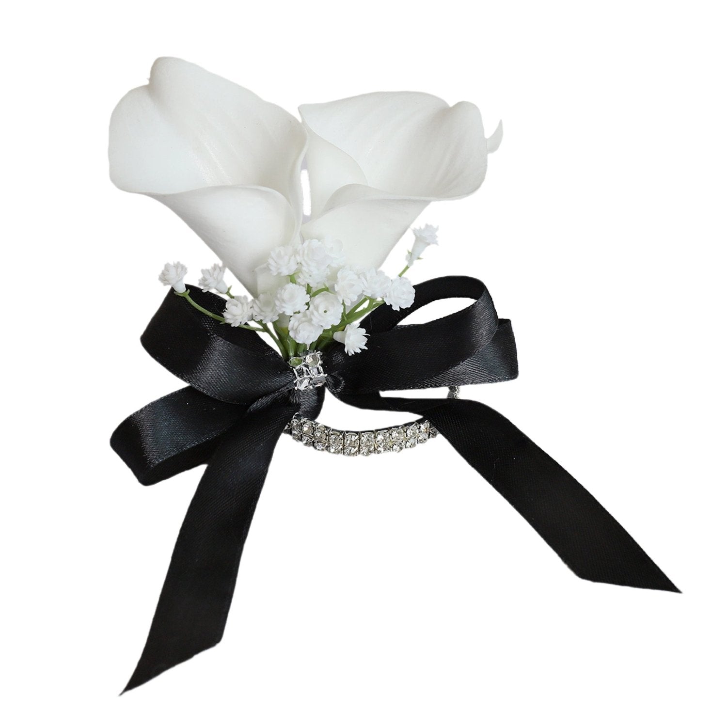 White Calla Lily Bouquets Boutonnieres Corsages - VANRINA