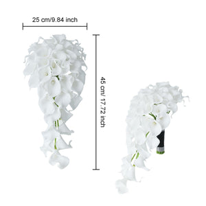 White Calla Lily Bouquets Boutonnieres Corsages - VANRINA