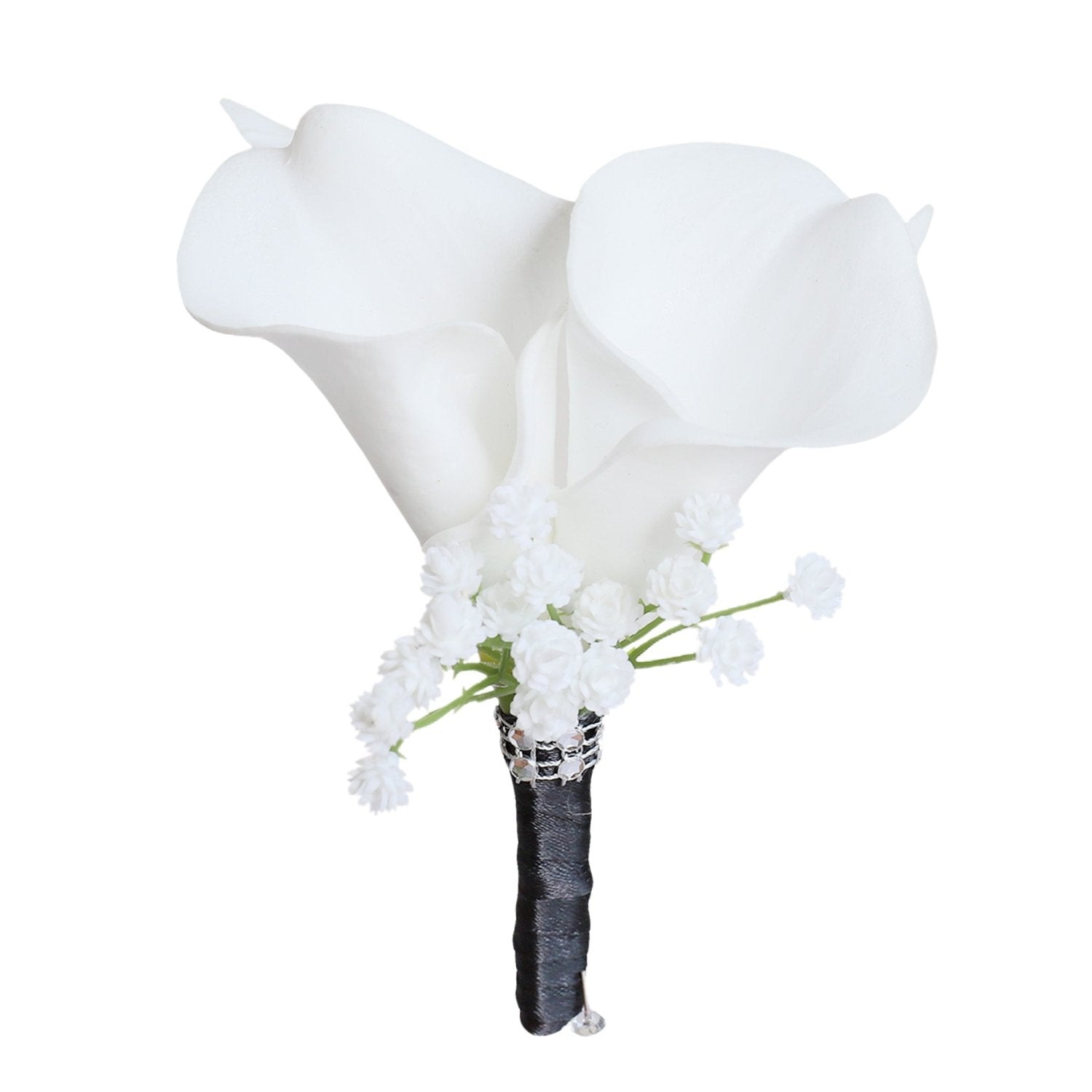 White Calla Lily Bouquets Boutonnieres Corsages - VANRINA