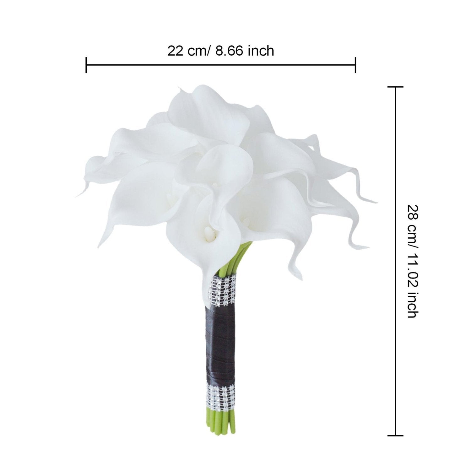 White Calla Lily Bouquets Boutonnieres Corsages - VANRINA